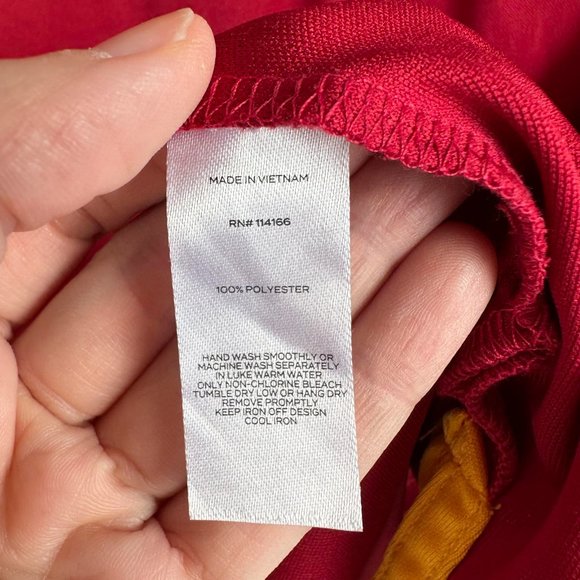 COLOSSEUM Iowa State University Cardinal Cyclones Santry Mens Polo, L - Picture 4 of 6